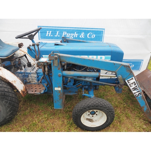 Ford 1210 tractor. C/w loader and set of Agri wheels. Runs. Reg. A56 ...