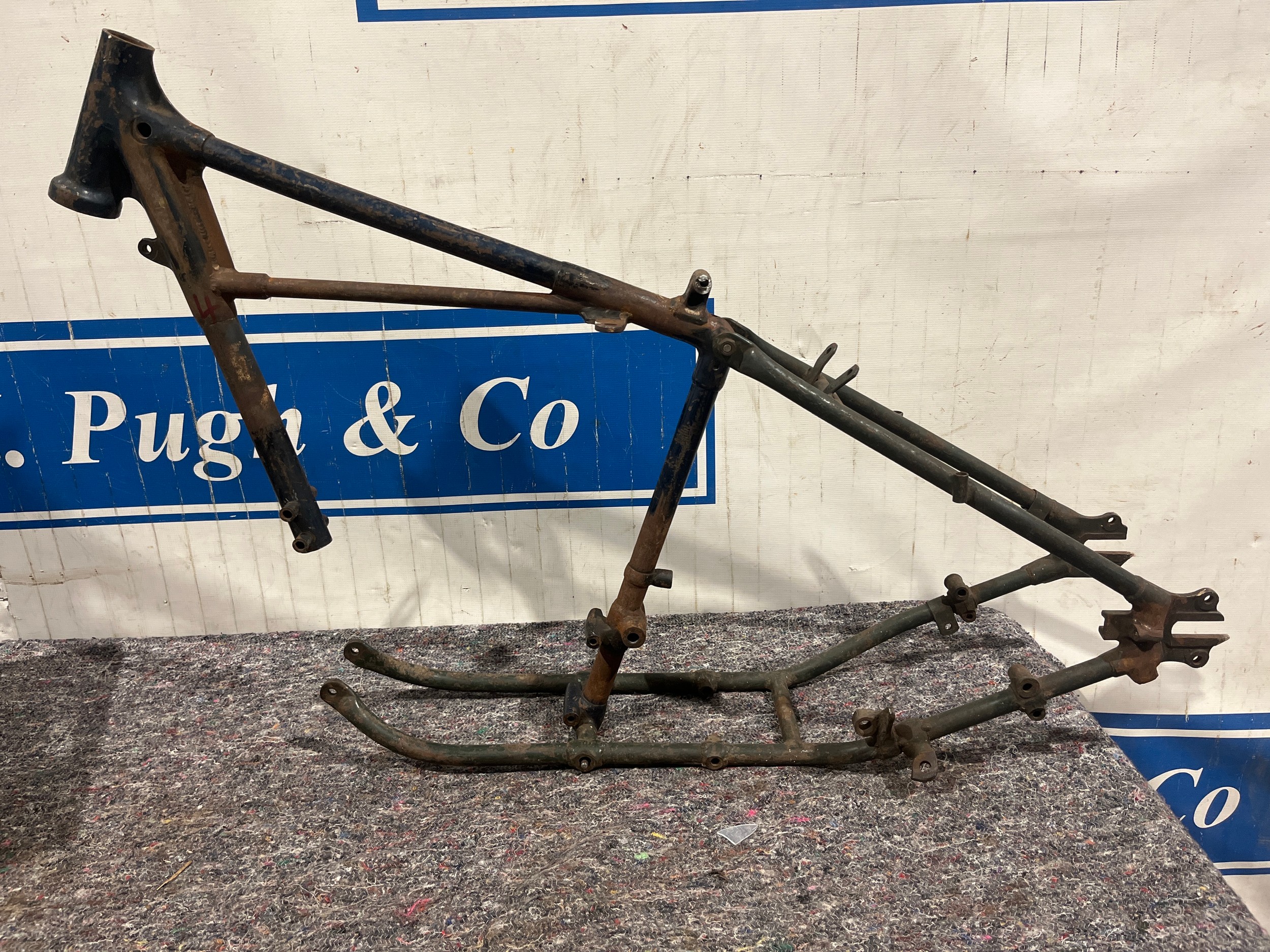 Triumph pre unit rigid frame