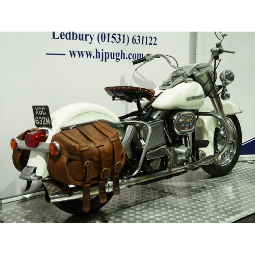 844 - Harley Davidson FL Police Special motorcycle. 1974. 1200cc
Frame No. 2A46590H4
Engine No. 2A46590H4
... 