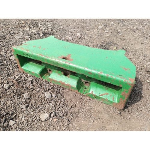 7 - John Deere 110kg weight block
