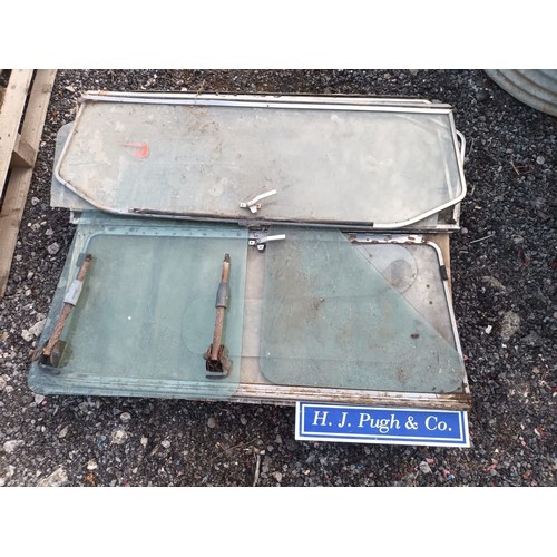 4A - Ford bubble cab glass windows and frames