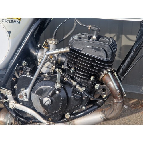 851 - Honda CR125M Elsinore motorcycle. 1973. 125cc Frame No. CR125M-2009275 Engine No. CR125ME-2009354 En... 