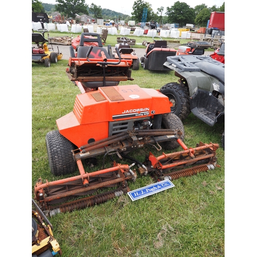 Jacobsen Tri King 1672D cylinder mower. Key in office