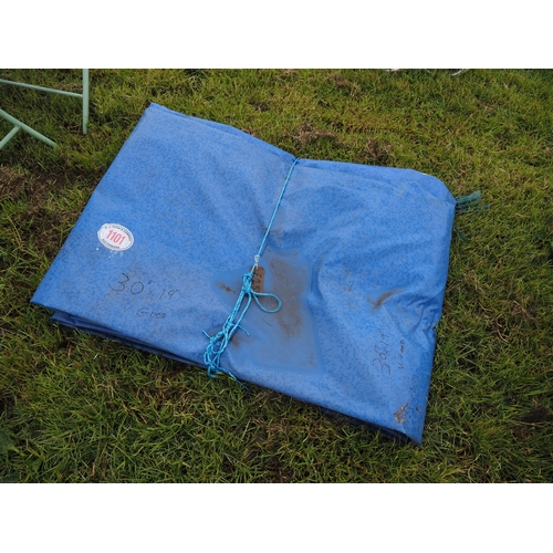 Heavy duty lorry sheet 30x19ft