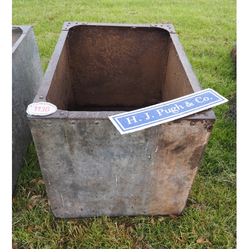 Riveted galvanised tank 3x2ft