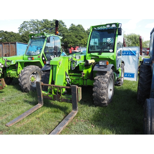 Merlo TF 42.7 CS140 Turbofarmer telehandler. 2017. 40K. C/w Pallet ...