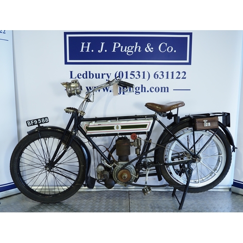 Triumph Model C motorcycle. 1913. 499cc Frame No. 213627 Engine No ...