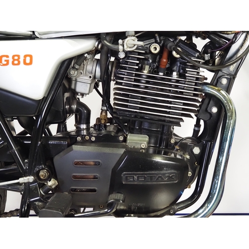 845 - Harris Matchless G80 motorcycle. 1987. 500cc
Frame No. HN223403
Engine No. 223403
Part of a private ... 