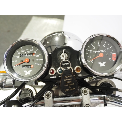845 - Harris Matchless G80 motorcycle. 1987. 500cc
Frame No. HN223403
Engine No. 223403
Part of a private ... 