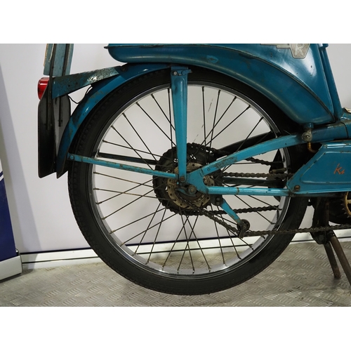 847 - Raleigh Runabout moped. 1967. 50cc
Frame No. 6R/64484
Engine No. R142427
Part of a private collectio... 