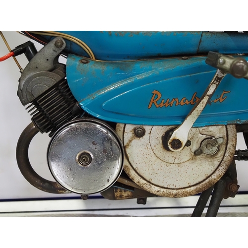 847 - Raleigh Runabout moped. 1967. 50cc
Frame No. 6R/64484
Engine No. R142427
Part of a private collectio... 
