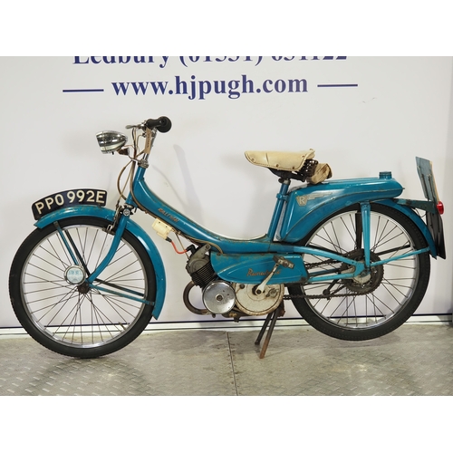847 - Raleigh Runabout moped. 1967. 50cc
Frame No. 6R/64484
Engine No. R142427
Part of a private collectio... 