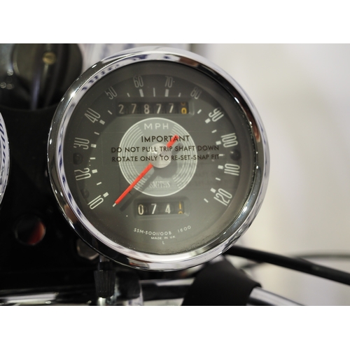 823 - Triumph Bonneville T120 motorcycle. 1967. 650cc
Frame No. DU54500
Engine No. T120 DU54500
Runs and r... 