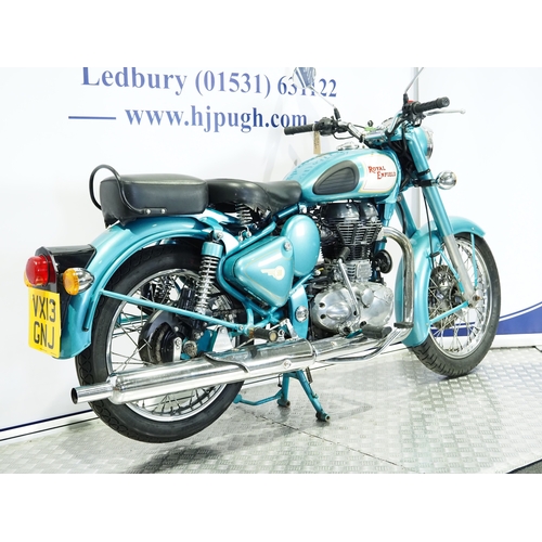824 - Royal Enfield Bullet 500 motorcycle. 2013. 499cc
Frame No. ME3U555FQCF026416
Engine No. U555FQCF0264... 