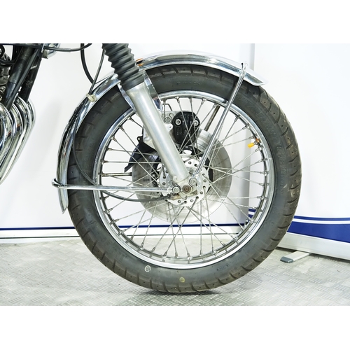 825 - Honda 750 Four motorcycle. 1973. 736cc
Frame No. CB750 2218192
Engine No. CB750E-2224714 (V5 states ... 