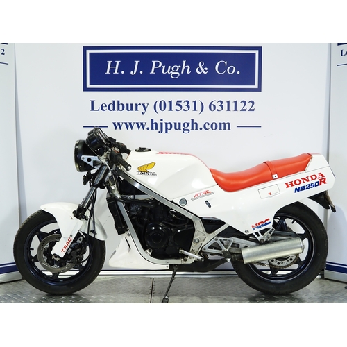 826 - Honda NS250R motorcycle. 1984. 249cc
Frame No. MC11101348
Engine No. MC11E111536
Runs and rides, las... 