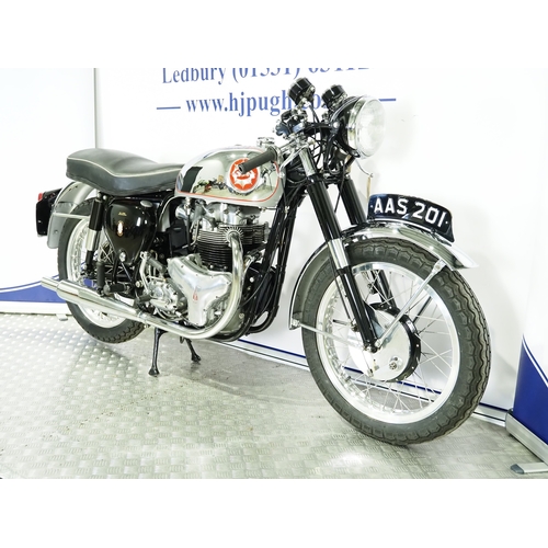 829 - BSA Rocket Gold Star motorcycle. 1962. 650cc
Frame No. GA10736
Engine No. DA10R8482
Engine turns ove... 