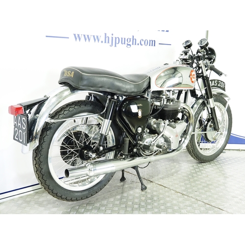 829 - BSA Rocket Gold Star motorcycle. 1962. 650cc
Frame No. GA10736
Engine No. DA10R8482
Engine turns ove... 
