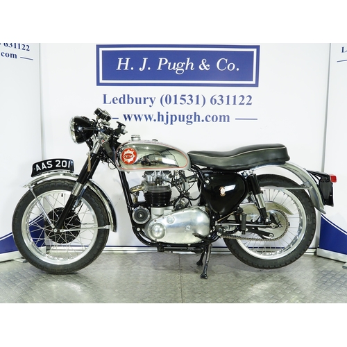 829 - BSA Rocket Gold Star motorcycle. 1962. 650cc
Frame No. GA10736
Engine No. DA10R8482
Engine turns ove... 