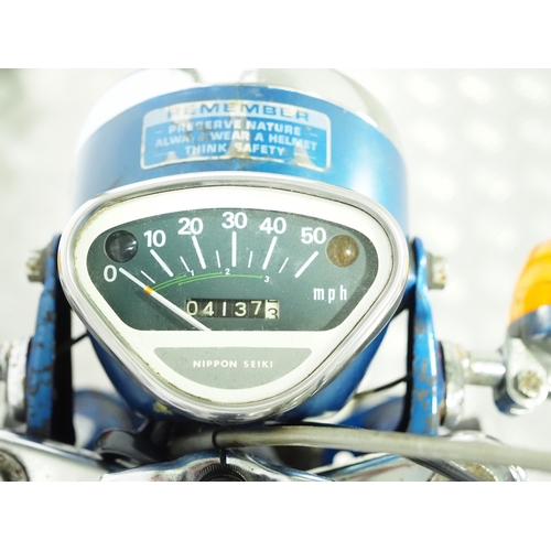 830 - Honda Chaly CL70 moped. 1975. 72cc
Frame No. CF70-2009317
Engine No. CF70E-209252
Runs and rides, la... 