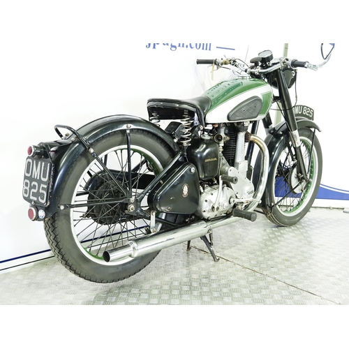 831 - BSA B31 motorcycle. 1949. 348cc
Frame No. ZB319165
Engine No. ZB319273
Runs and rides. Part of a pri... 
