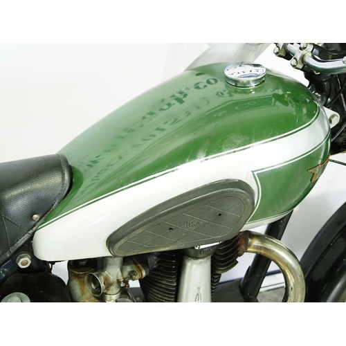 831 - BSA B31 motorcycle. 1949. 348cc
Frame No. ZB319165
Engine No. ZB319273
Runs and rides. Part of a pri... 