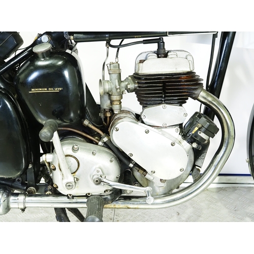 833 - BSA C10 motorcycle. 1947. 250cc
Frame No. XC10T6383
Engine No. BC10392
Runs and rides. Part of a pri... 
