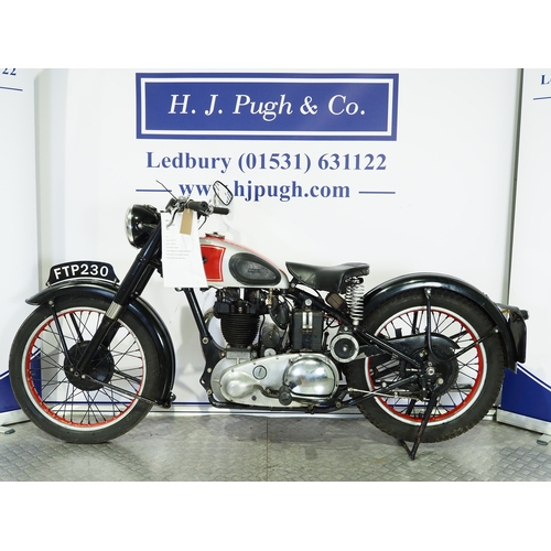 835 - Ariel 350NG motorcycle. 1950. 350cc
Frame No. WA179
Engine No. RA159
Runs and rides. Part of a priva... 