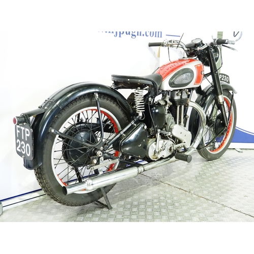 835 - Ariel 350NG motorcycle. 1950. 350cc
Frame No. WA179
Engine No. RA159
Runs and rides. Part of a priva... 