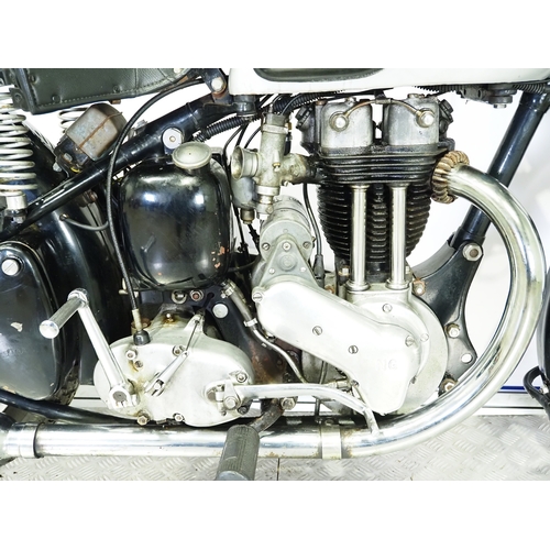 835 - Ariel 350NG motorcycle. 1950. 350cc
Frame No. WA179
Engine No. RA159
Runs and rides. Part of a priva... 