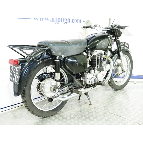836 - Matchless 500 motorcycle. 1957. 498cc
Engine No. 56 16MS 29118
Runs and rides. Part of a private col... 