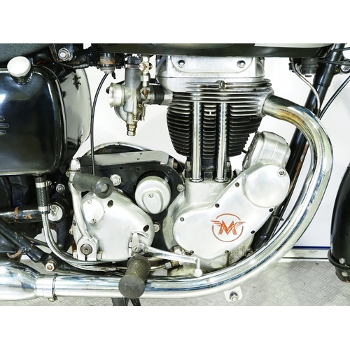 836 - Matchless 500 motorcycle. 1957. 498cc
Engine No. 56 16MS 29118
Runs and rides. Part of a private col... 