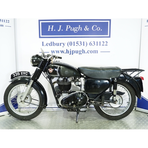836 - Matchless 500 motorcycle. 1957. 498cc
Engine No. 56 16MS 29118
Runs and rides. Part of a private col... 