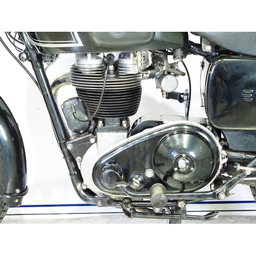 836 - Matchless 500 motorcycle. 1957. 498cc
Engine No. 56 16MS 29118
Runs and rides. Part of a private col... 