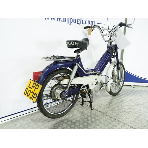838 - Puch Maxi moped. 1975. 49cc
Frame No. 8168303
Engine No. 8168303
Runs and rides. Part of a private c... 