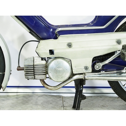 838 - Puch Maxi moped. 1975. 49cc
Frame No. 8168303
Engine No. 8168303
Runs and rides. Part of a private c... 
