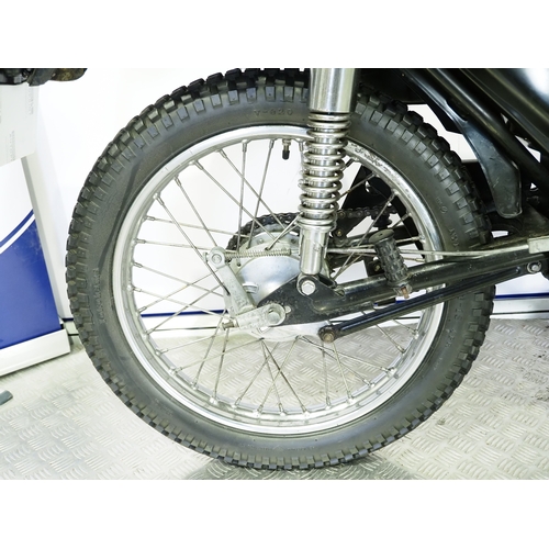 839 - Kawasaki KE100 motorcycle. 1974. 100cc
Frame No. G5-056032
Engine No. 5E55526
Runs and rides. Recent... 