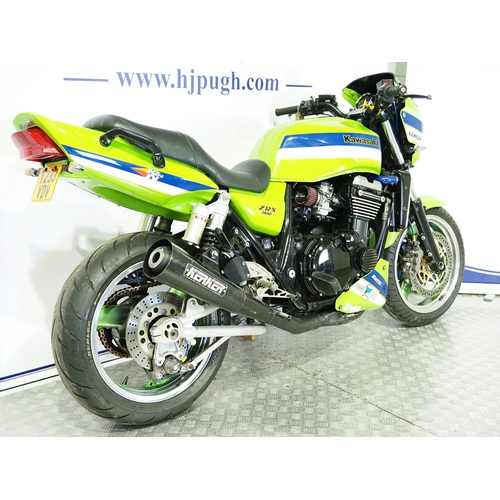 Kawasaki ZRX1100 motorcycle. 1999. 1052cc Frame No