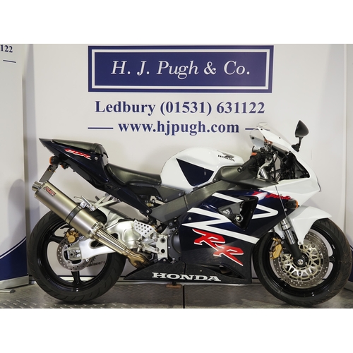 Honda CBR900RR Fireblade motorcycle. 2002. 954cc Frame No ...