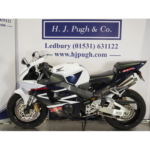 Honda CBR900RR Fireblade motorcycle. 2002. 954cc Frame No ...