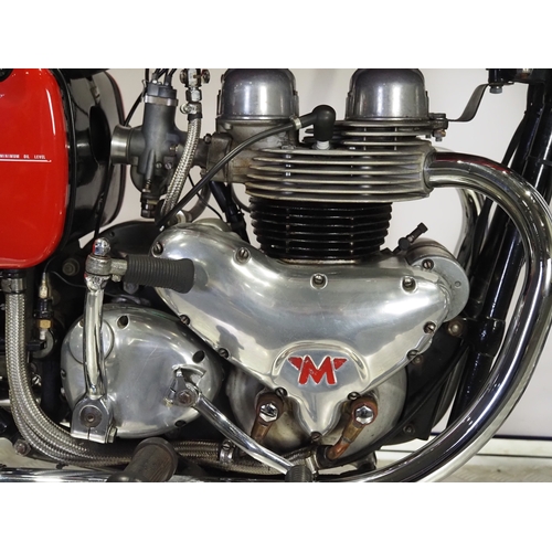 Matchless G9 motorcycle. 1959. 500cc Frame No. A75796 Engine No. 59/ ...