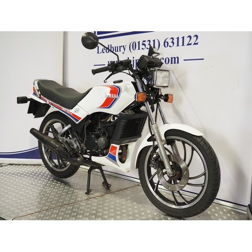 Yamaha RD80LC motorcycle. 1984. 99cc Frame No. 30W-013912 Engine No ...