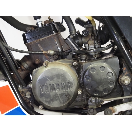 Yamaha RD80LC motorcycle. 1984. 99cc Frame No. 30W-013912 Engine No ...