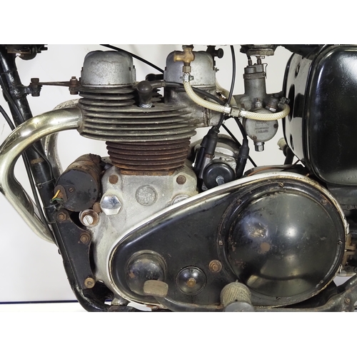 AJS model 20 motorcycle. 1956. 500cc Frame No. A48061 Engine No