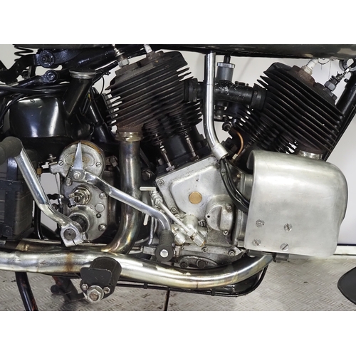 849 - Brough Superior replica motorcycle. 1936. 1323cc
Frame No. 3/63551
Engine No. DTZ/C83495/S
Runs and ... 