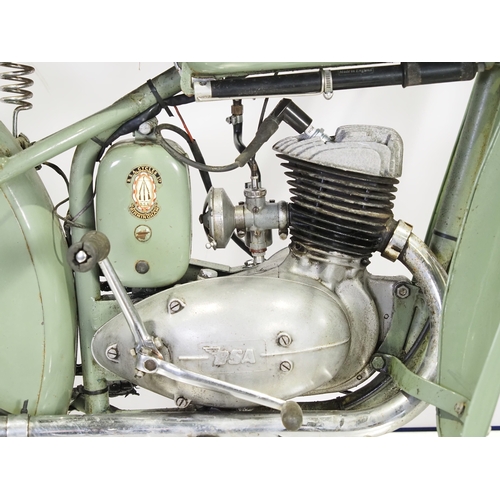 BSA D25 Bantam motorcycle. 1953. 125cc Frame No. BD25 1513 Engine No ...