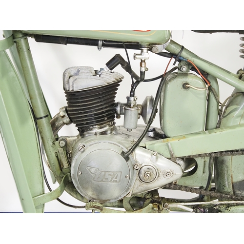 BSA D25 Bantam motorcycle. 1953. 125cc Frame No. BD25 1513 Engine No ...