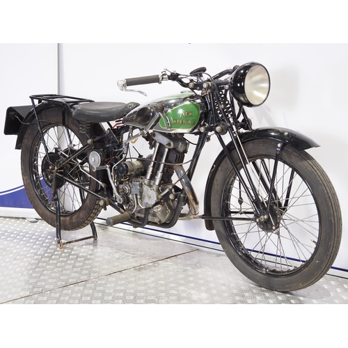 850A - New Imperial Model 30 motorcycle. 1934. 250cc
Frame No. 30 103/22812
Runs and rides but will require... 