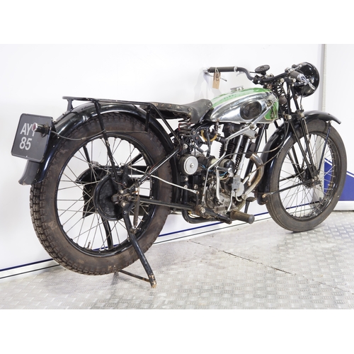 850A - New Imperial Model 30 motorcycle. 1934. 250cc
Frame No. 30 103/22812
Runs and rides but will require... 