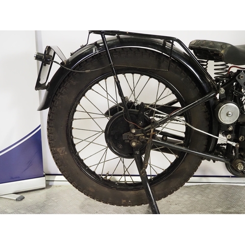 850A - New Imperial Model 30 motorcycle. 1934. 250cc
Frame No. 30 103/22812
Runs and rides but will require... 
